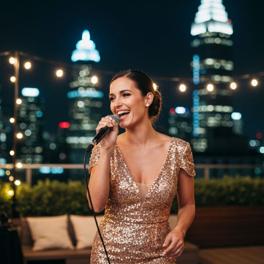 حفل على السطح